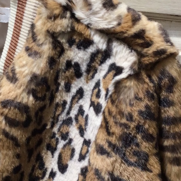 Spiritual Gangster Leopard Print Bomber Jacket Like New SOOO SOFT - Picture 5 of 6